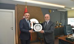 Gıda ve Kontrol Genel Müdürü Dilber, Başkan Dumandağ ile bir araya geldi