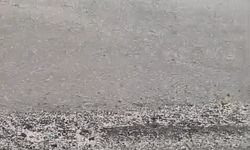 Elazığ’da dolu yağışı etkili oldu