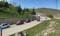 Elazığ-Pertek feribotunda metrelerce kuyruk oluştu