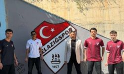 Lise öğrencilerinden Elazığspor'a destek