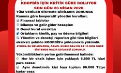 Kooperatiflere Son Uyarı