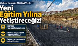 Zafran Mahallesi’nde Okul Yükseliyor: İlk Beton Atıldı