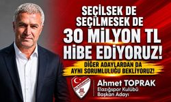 Elazığspor Başkan Adayı Toprak: “Seçilsek de Seçilmesek de 30 Milyon TL Hibe Ediyoruz”