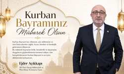 AK Parti Elazığ Milletvekili ve Plan Bütçe Komisyon Üyesi Ejder AçıkkapıKurban Bayramı Mesajı Yayınladı