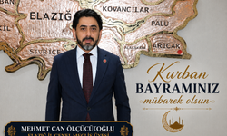 Elazığ İl Genel Meclis Üyesi Mehmet Can Ölçücüloğlu Kurban Bayramı Mesajı Yayınladı