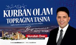 Elazığ TSO Başkan Adayı Nurullah Öner Kurban Bayramı Mesajı Yayınladı