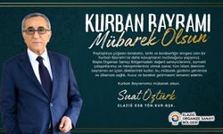 Elazığ OSB Yön. Kur. Bşk. Suat Öztürk Kurban Bayramı Mesajı Yayınladı