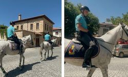 Tarihi Harput’ta atlı jandarma mesaisi