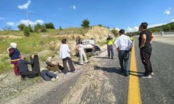 Elazığ’da otomobil takla attı: 3 yaralı