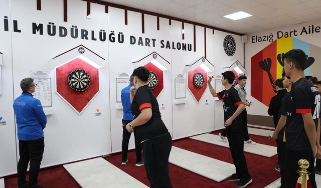 Elazığ’da Okul Sporları Dart Heyecanı Tamamlandı