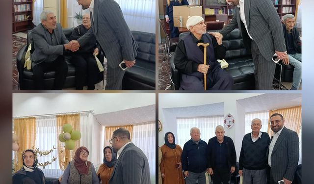 AK Parti Heyetinden Huzurevine Ziyaret