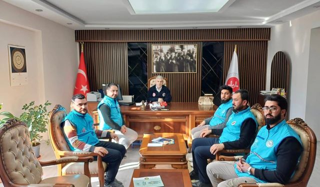 TDV Elazığ Arama Kurtarma Ekibi’nden İl Müftüsü Bingöl’e Ziyaret
