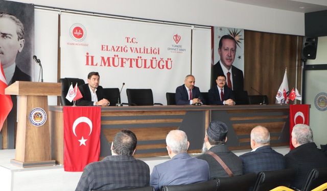 Elazığ’da vaizlik hizmetleri ve sahada yürütülen çalışmalar görüşüldü