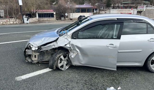 Elazığ’da trafik kazası: 1 yaralı