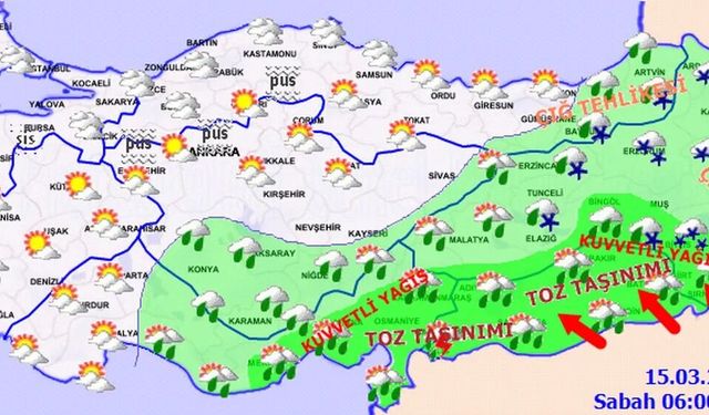 Doğu Bölgeleri İçin Don ve Sis Uyarısı