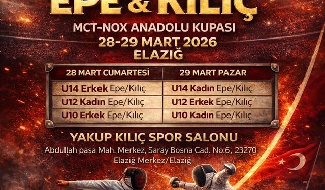 Elazığ’da Eskrim Heyecanı İlk Kez Yaşanacak