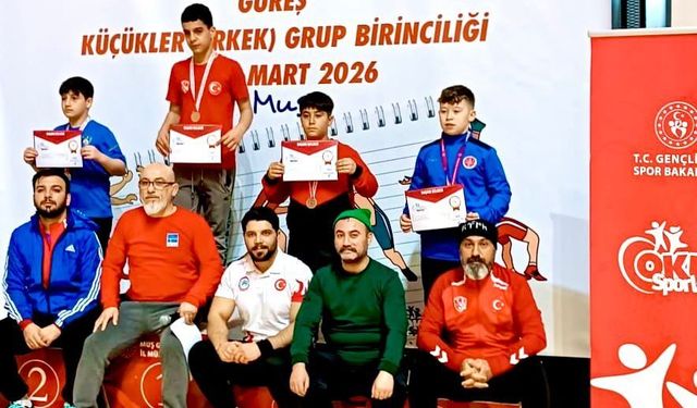 Elazığlı Küçük Güreşçilerden Büyük Başarı