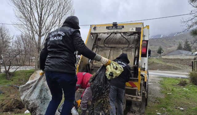 Hazar Gölü Sahilindeki Kirliliğe Müdahale: 10 Ton Çöp Toplandı