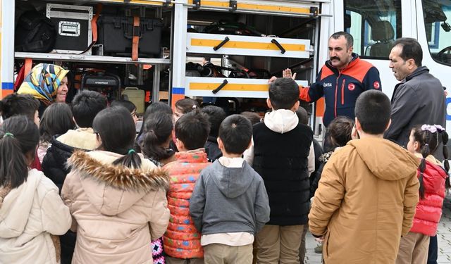 Elazığ’da Miniklere Afet Eğitimi