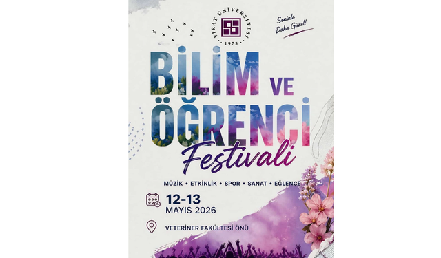 Fırat Üniversitesi’nde Festival Coşkusu Başlıyor: Bilim, Müzik ve Eğlence Bir Arada