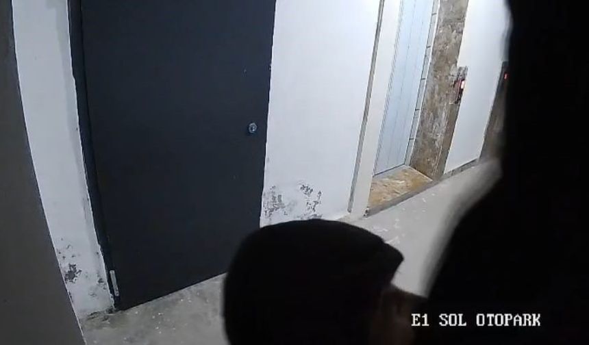 Elazığ'da güvenlik kameralarına zarar veren şahıs görüntülendi