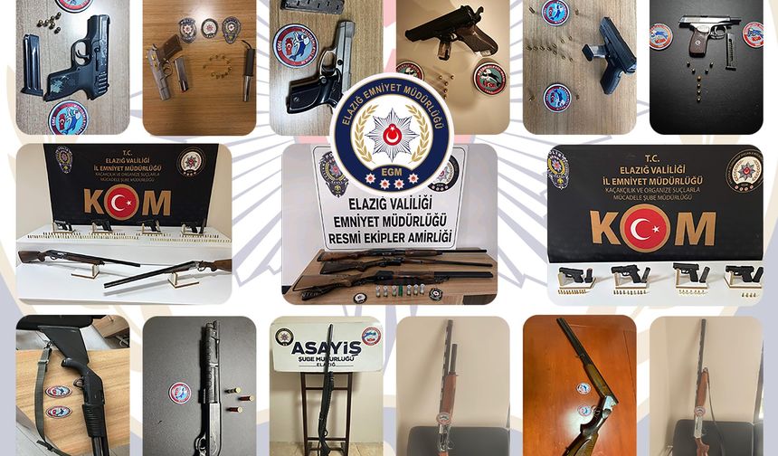 Elazığ'da Kesinleşmiş Hapis Cezası Bulunan 115 Zanlı Tutuklandı