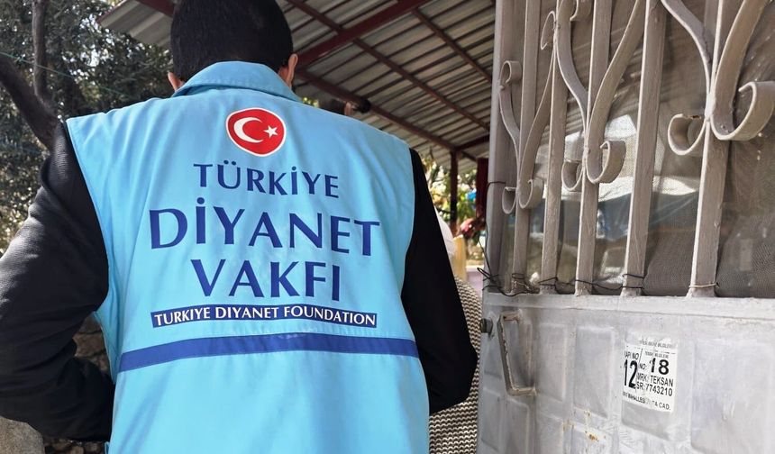 Keban’da TDV’den ihtiyaç sahibi ailelere Ramazan desteği