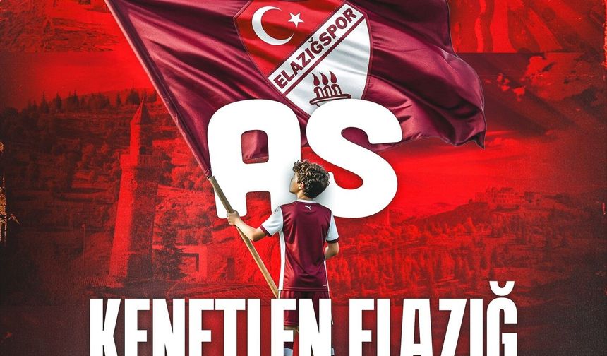 Elazığspor, şehirde bayrak seferberliği başlattı