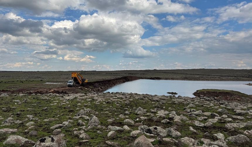 Diyarbakır’daki sulama göleti inşaatı tamamlandı