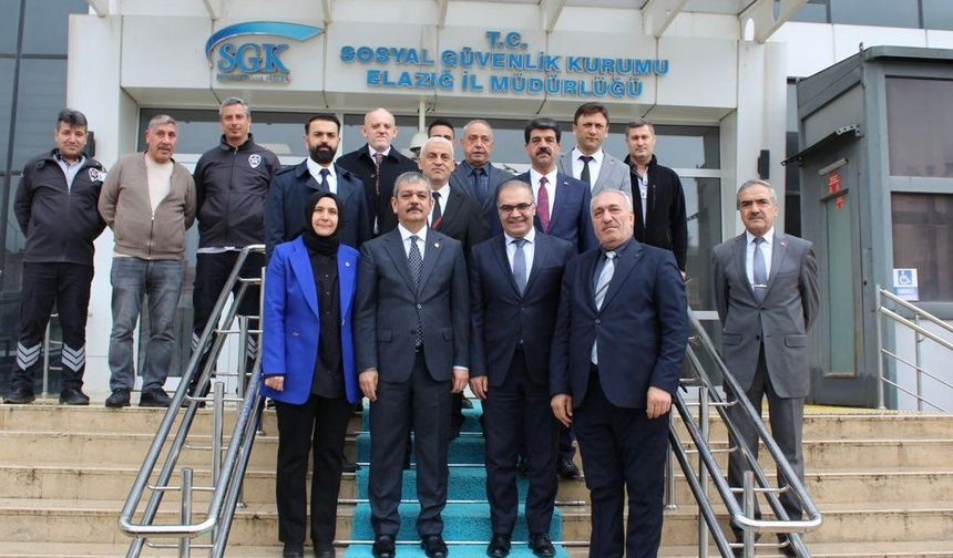 Keleş’ten SGK İl Müdürü Palaoğlu’na Hayırlı Olsun Ziyareti