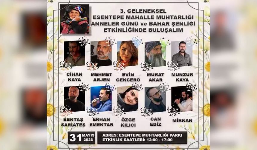 ESENTEPE MAHALLESİ’NDE BAHAR ŞENLİĞİ HEYECANI