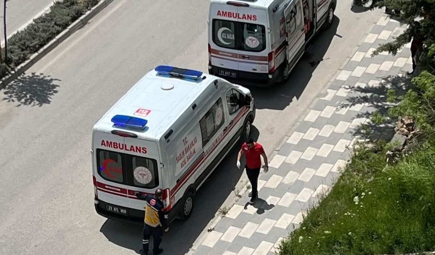 Elazığ’da motosiklet kazası: 2 yaralı