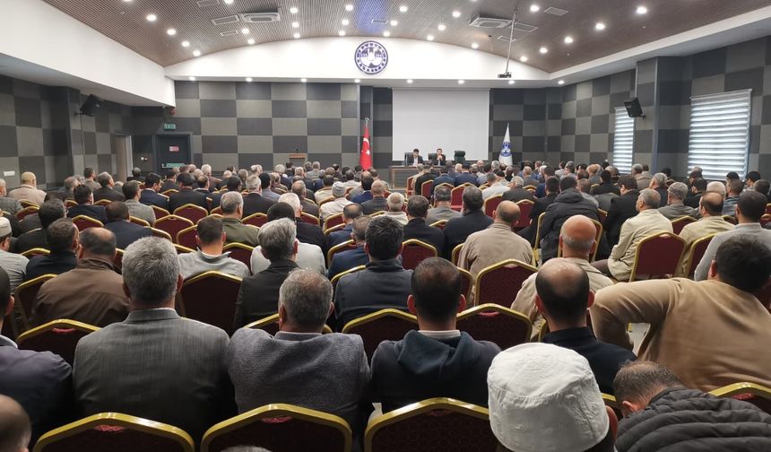 Elazığ’da din görevlileri bayram öncesi bir araya geldi