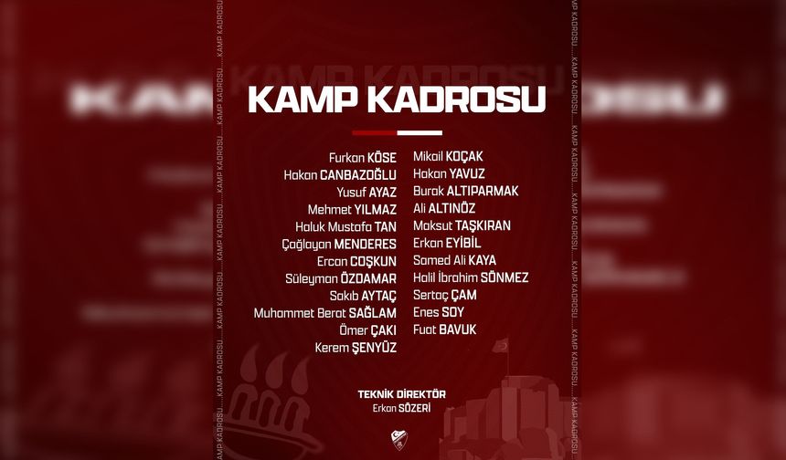 Elazığspor, Bursa’ya 23 Futbolcuyla Gitti