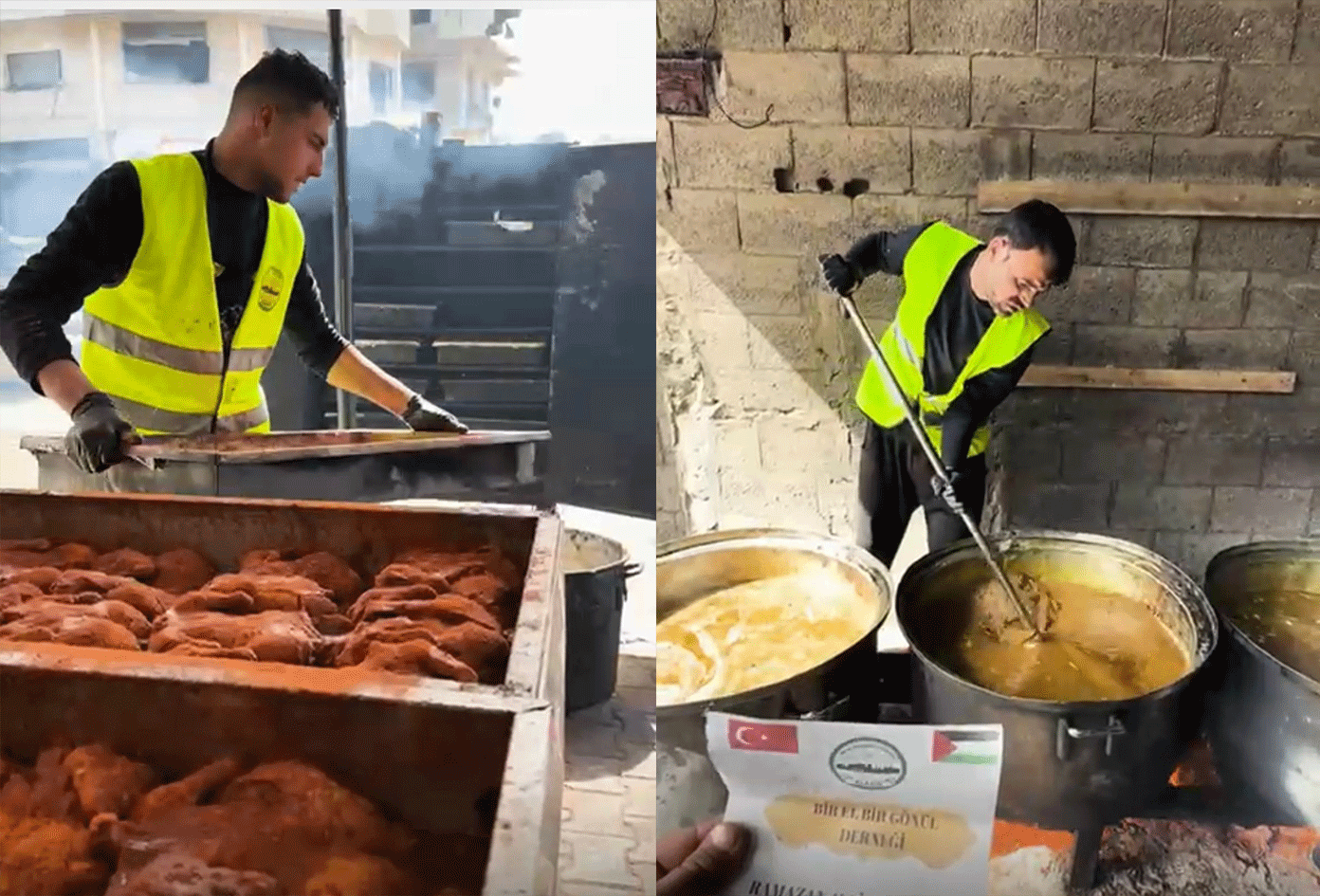 Bir El Bir Gönül Derneği Gazze’de İlk İftarı Beyt Lahia’da Verdi