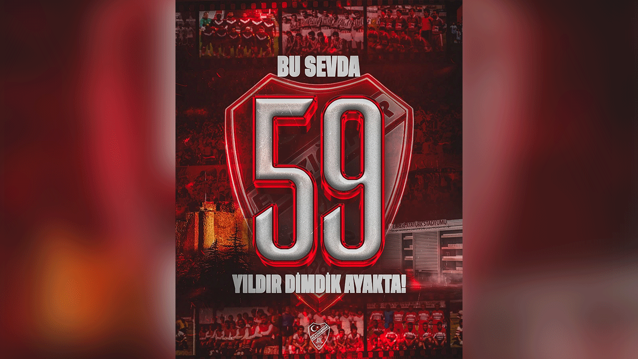 Elazığspor 59 yaşında