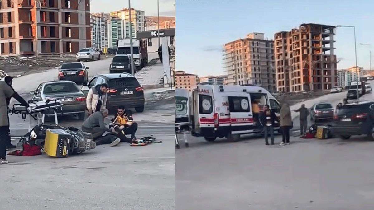 Elazığ’da motosiklet ile otomobil çarpıştı: 1 yaralı