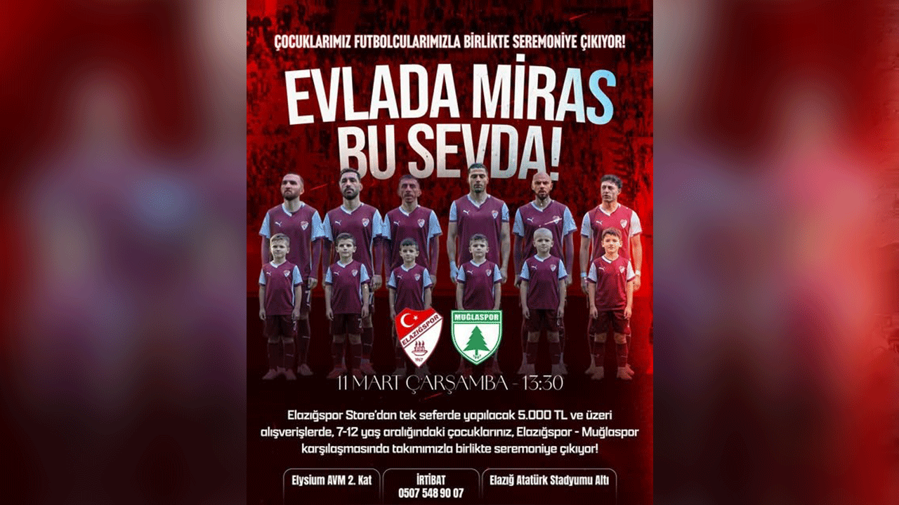 Elazığspor'dan seremoni açıklaması