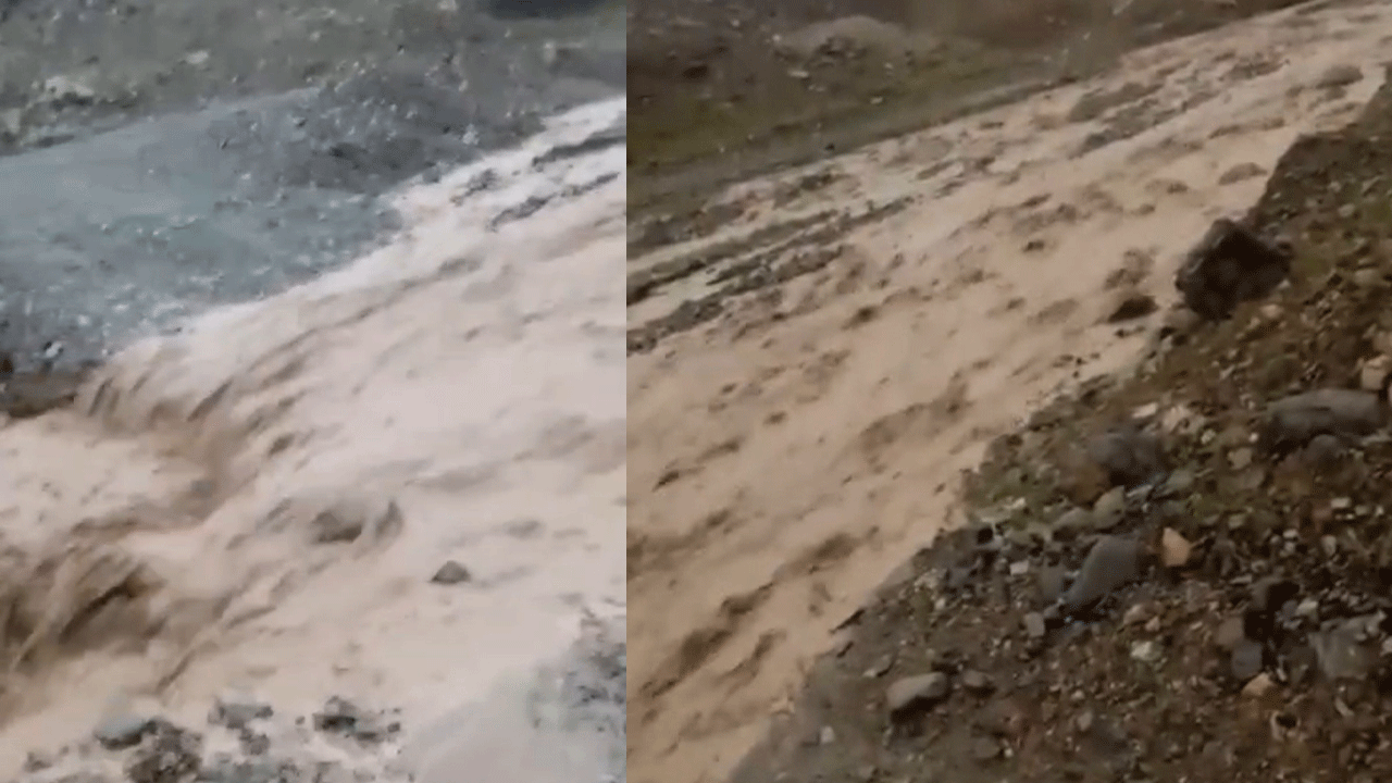 Elazığ'da sağanak sonrası sel