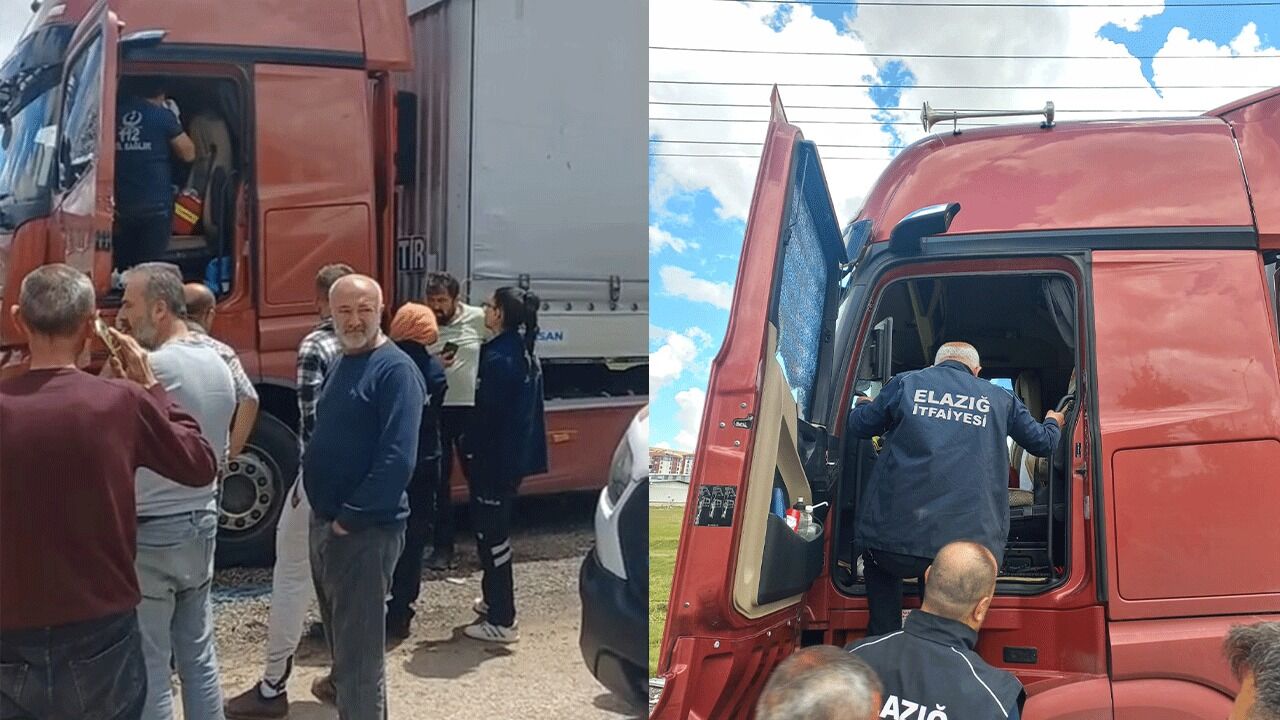 Elazığ’da tır şoförü aracının içinde ölü bulundu